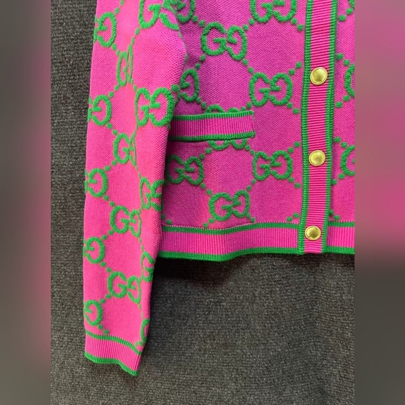 Gucci GG crew neck cardigan sweater - Picture 11 of 14